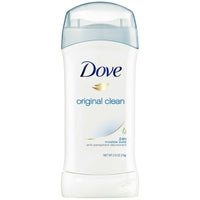 Dove Invisible Solid Deodorant Original Clean - 2.6 oz - 3 pk