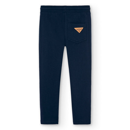 Boboli - Navy Fleece Slim Trousers