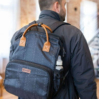 Monbebe Bolt Diaper Bag Backpack with Bassinet Changing Station, Urban Boho EasyOptionXY LLC