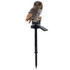 Solar LED Waterproof Premium Garden And Yard Lamp In Shape Of Owl With Stand And Solar Base Pathway Luxury Decoration