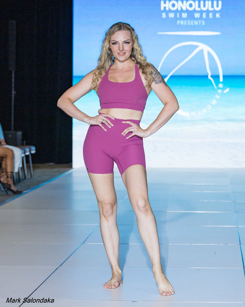 Ribbed kona shorts