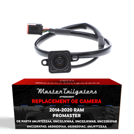 Ram ProMaster Cargo Van (2014-2020) OEM Replacement Backup Camera OE Part # 5NC22JXWAA, 5NC22JXWAB, 5NC22RXFAB, 5NC22RXFAD, 68288201AA, 68288201AC, 6MJ97TZZAA, 6MJ97ZZZAA