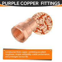 30 Pcs 1/2" C x FNPT Copper Female Adapter at Wholesale Price