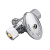1/2" PEX Crimp x 3/8" OD Compr. x 3/8" OD Compr. Dual Outlet Angle Stop Valve, 1/4 Turn (Lead Free) Plumbingsell