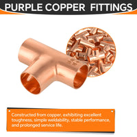 3/4" x 3/4" x 3/4" Copper Tee