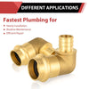 3/4" Press x 3/4" PEX Crimp Brass Elbow (Lead Free) Plumbingsell