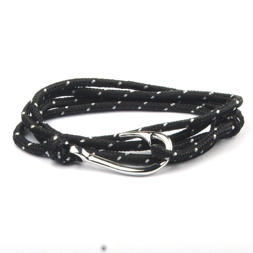 Fashion Hot Multilayer Rope Bracelet hope Anchor Sailor Anchor Bracelets  For Men and  Women Best Gift Hook Bracelet