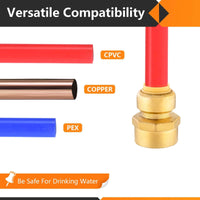 1/2" x 3/4" F Push Fit Female Adapter