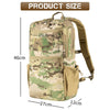 Votagoo 8005 Outdoor Combat Hiking Bag Camping Camouflage Tactical Backpack with Carbon Frame