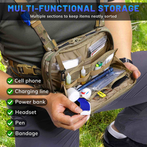 Votagoo Tactical Lightweight Running Hydration Vest with 2L Water Bladder Bag