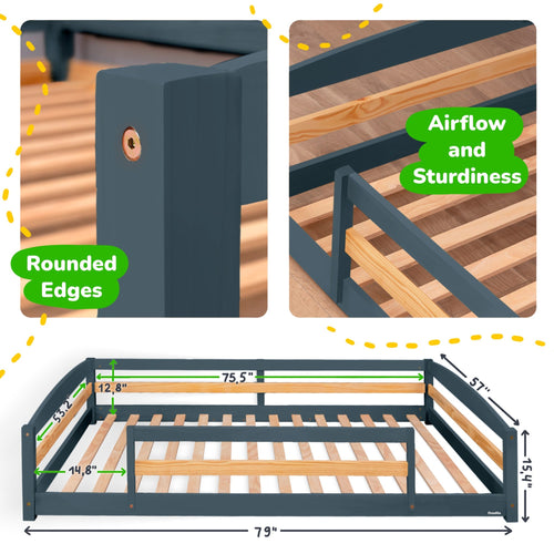 Floor Bed - Full Size Ocodile.com
