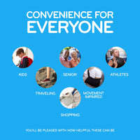 Neon Blue Flat Elastic Stretch Shoe Laces The Original Stretchlace