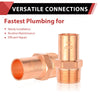 1/2" FTG Press Copper x Male Threaded Street Adapter (Lead Free)