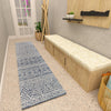 Premium Hand-Tufted Rug Made of 100% Wool  - Still River Blue - 2x6 Feet