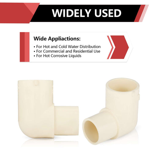 1" CPVC CTS 90° Street Elbow (Spigot x Socket)