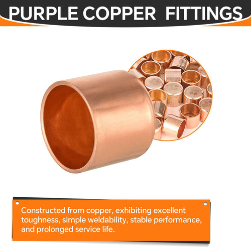 Pro 50 Pack 3/4" Solder Copper Pipe End Cap (Plug)