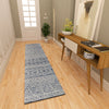 Premium Hand-Tufted Rug Made of 100% Wool  - Still River Blue - 2x6 Feet