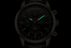 Men's  Waterproof Watch With Chronometers Date Display And Fluorescent Pointers Excellent Look Perfect Gift