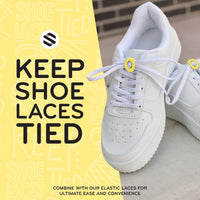 Yellow Knot Bow Clip Shoelace Accessory The Original Stretchlace