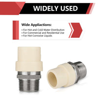 3/4" CPVC x Male Stainless Steel Adapter (Lead Free)