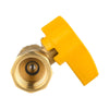 3/4" FNPT Gas Valve, Yellow