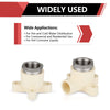 1/2" CPVC x Female NPT (Stainless Steel) Drop-Ear Elbow