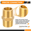 3/8" Male NPT Brass Hex Connector