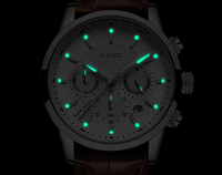 Men's  Waterproof Watch With Chronometers Day View Sport Analog Watches Excellent Look Perfect Gift For Him