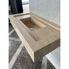 HANDCRAFTED CUSTOM TRAVERTINE SINK (TR-072)