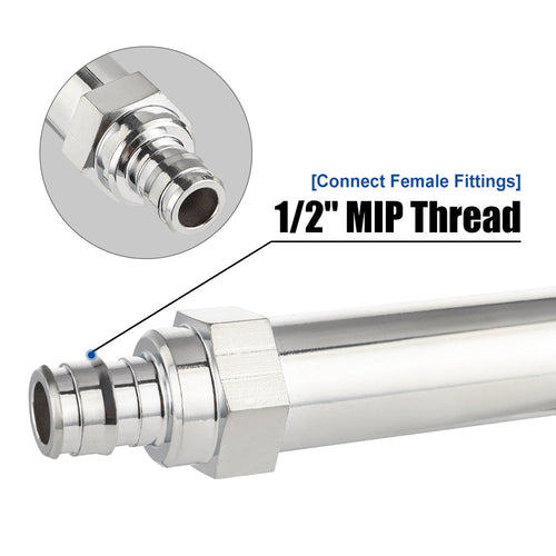 10 Pcs 1/2" PEX Expansion x 3/4" Hose Bibb, 6" Anti Siphon Frost Free Sillcock
