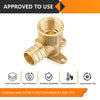 PEX-B Crimp 3/4" PEX x 1/2" Drop Ear Elbow (Lead Free) Plumbingsell