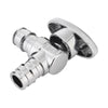 10 Pcs 1/2" x 1/2" PEX Expansion Angle Stop Valve, 1/4 Turn (Lead Free) Plumbingsell