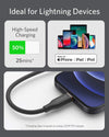Anker <b>641</b> USB-C to Lightning Cable (Flow, 3 ft Silicone)