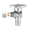 1/2" PEX Expansion x 3/8" OD Compr. Angle Stop Valve, 1/4 Turn (Lead Free) Plumbingsell