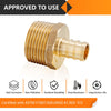 PEX-B Crimp 1/2" PEX x 3/4" Male Threaded Adapter (Lead Free) Plumbingsell