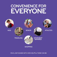 Purple Flat Elastic Stretch Shoe Laces