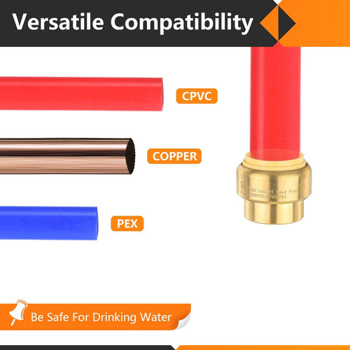 1/2" Push Fit Plug (End Stop) Plumbingsell
