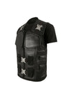 Handmade W Snipes Blade Vest Trinity Vampire Hunter Military Style Handmade Cosplay Costume Leather Vest