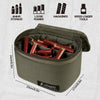 Tactical Ammo Bag, Ammos Transportation Bag for Pistol Rifle and Shotgun Range