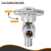 10 Pcs 1/2" PEX Crimp x 3/8" OD Compr. Angle Stop Valve, 1/4 Turn (Lead Free) Plumbingsell