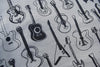 Guitars Pattern Heather Stone