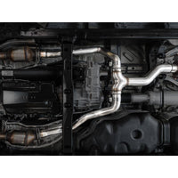 AWE 0FG Exhaust for 3rd Gen Toyota Tundra - Dual Chrome Silver Tips