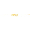 14K Yellow Gold Plated .925 Sterling Silver 1.00 Cttw Baguette Diamond Composite Open Heart 18" Inch Pendant Necklace (I-J Color, I1-I2 Clarity)