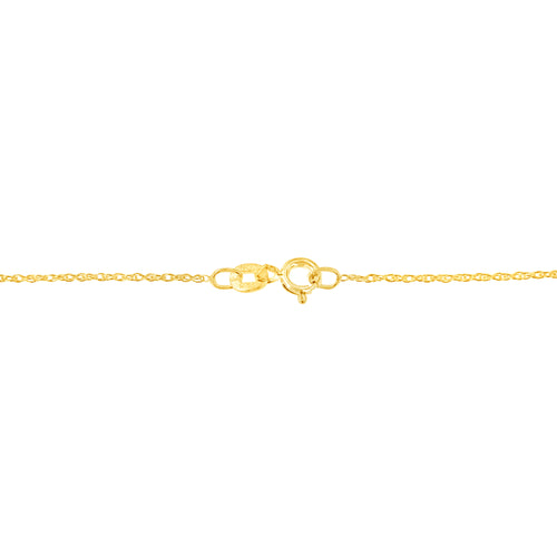 14K Yellow Gold Plated .925 Sterling Silver 1.00 Cttw Baguette Diamond Composite Open Heart 18" Inch Pendant Necklace (I-J Color, I1-I2 Clarity)