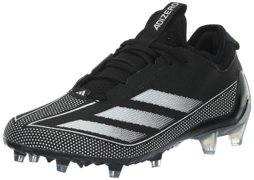 adidas Mens Adizero Electric.1 Football Sneaker Black/White/Black 8