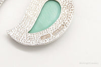 Designer SX Turquoise Sterling Silver Earrings