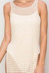 HYFVE Crochet Backless Cover Up Dress