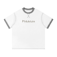 "Rewrite History" Contrast-Stitched Cotton T-Shirt