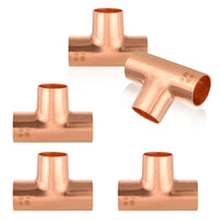 30 Pcs 3/4" x 3/4" x 3/4" Copper Tee at Wholesale Price