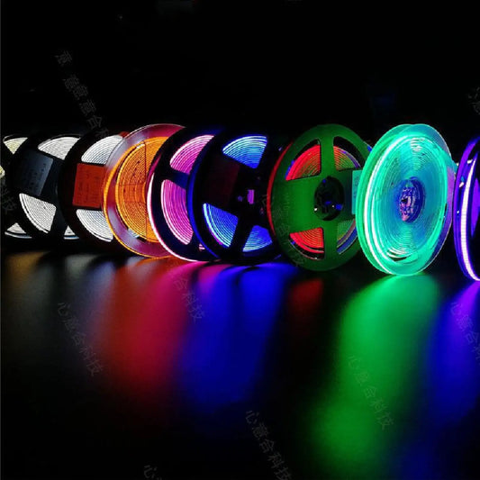 5V Low Voltage 12V COB LED Flexible Strip Light for Trough Lines